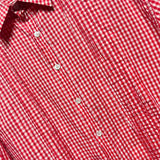 RAF SIMONS RED/WHITE GINGHAM SHIRT