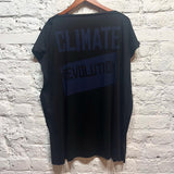 VIVIENNE WESTWOOD 
CLIMATE REVOLUTION SQUARE TEE AW17 REVERSIBLE