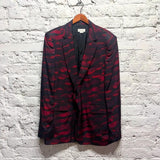 DRIES VAN NOTEN
RED LEN LYE EDITION GRAPHIC BLAZER