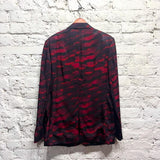 DRIES VAN NOTEN
RED LEN LYE EDITION GRAPHIC BLAZER