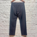 HELMUT LANG
CHARCOAL SILK/COTTON TROUSERS