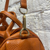 ALEXANDER WANG
ROCCO STUDDED LEATHER BAG DEEP ORANGE/TAN