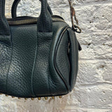 ALEXANDER WANG
ROCCO STUDDED LEATHER BAG GREEN