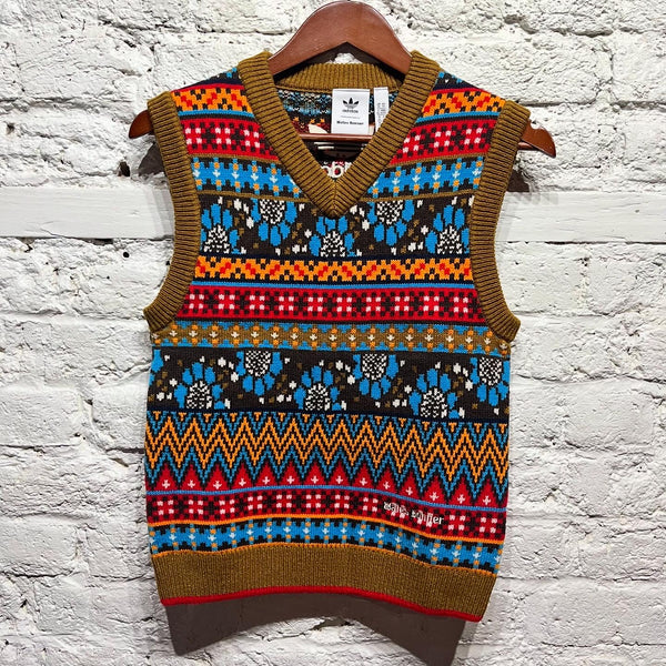 WALES BONNER X ADIDAS
MULTI COLOUR KNIT TANK TOP