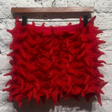 CHET LO
RED SPIKE MINI SKIRT