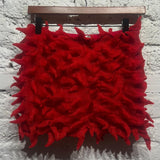 CHET LO
RED SPIKE MINI SKIRT