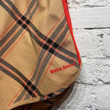 WALES BONNER X ADIDAS
TAN TARTAN RUNNING SHORTS