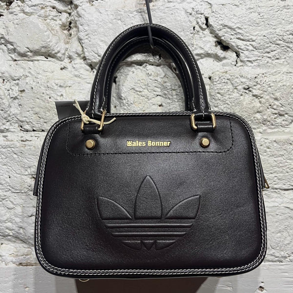 WALES BONNER X ADIDAS
DARK BROWN LEATHER HANDBAG