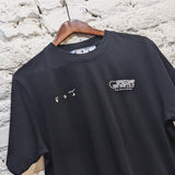 OFF WHITE 
SPACESHIP EARTH BLACK T SHIRT