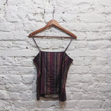 TED LAPIDUS 
LUREX STRIPE TOP
