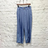 VINCE BLUE SATIN TROUSERS