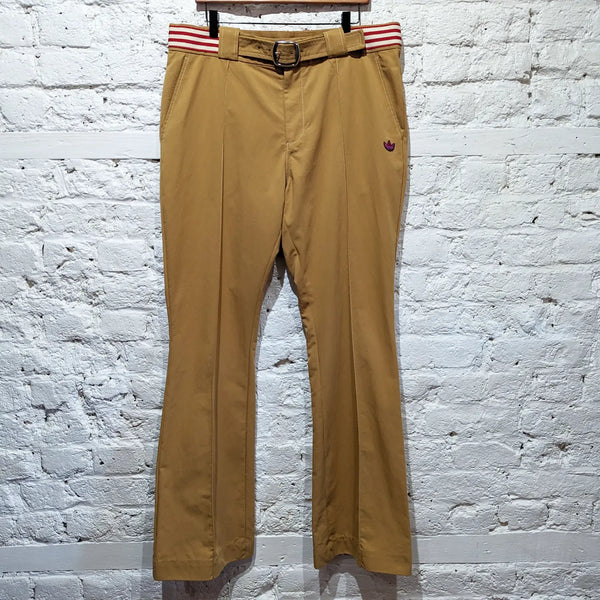 GRACE WALES BONNER X ADIDAS
TAN TROUSERS WITH CREAM RED BELT