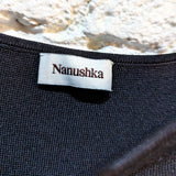 NANUSHKA 
BLACK LONG DRESS