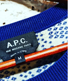 A.P.C
BLUE/WHITE KNIT DRESS