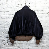 MONCLER 
SIMONE ROCHA BLACK VELVET DOWN COAT