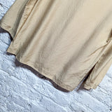 CHLOE
NUDE LONG SLEEVE WITH GOLD BUTTONS