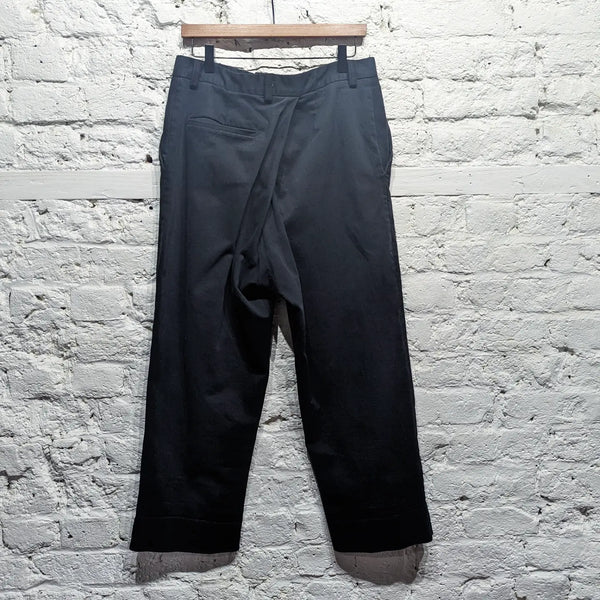 JW ANDERSON
BLACK COTTON WIDE TROUSERS