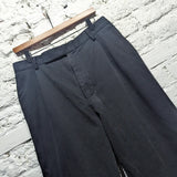 JW ANDERSON
BLACK COTTON WIDE TROUSERS