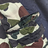 COMME DES GARÇONS
HOMME NAVY TWILL JACKET WITH CAMOUFLAGE LINING