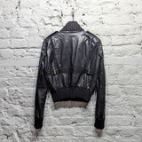 GUCCI
VINTAGE BROWN LEATHER BOMBER