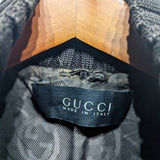 GUCCI
VINTAGE BROWN LEATHER BOMBER