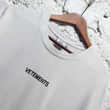 VETEMENTS 
WHITE T-SHIRT