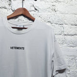 VETEMENTS 
WHITE T-SHIRT