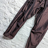 BIANCA SAUNDERS 
BRONZE BELTED TRACK PANTS