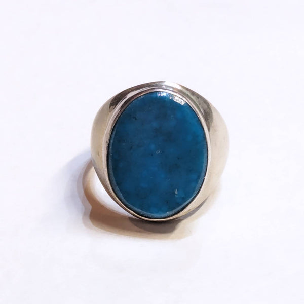 VINTAGE 
SILVER TURQUOISE RING