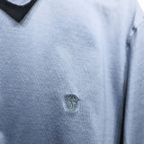 ALEXANDER MCQUEEN 
BLUE STEEL POLO