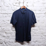 ALEXANDER MCQUEEN 
NAVY SHIRT SLEEVE SHIRT