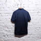 ALEXANDER MCQUEEN 
NAVY SHIRT SLEEVE SHIRT