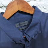 ALEXANDER MCQUEEN 
NAVY SHIRT SLEEVE SHIRT