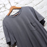 ACNE STUDIOS
DARK GREY T SHIRT WITH POCKET