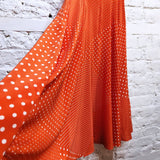 ZIMMERMAN 
RED/WHITE POLKA DOT SKIRT BELTED