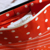 ZIMMERMAN 
RED/WHITE POLKA DOT SKIRT BELTED