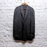 YOHJI YAMAMOTO 
BLACK COTTON SUIT