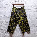 ALEXANDER MCQUEEN 
MCQ YELLOW/BLACK 3/4 TROUSERS