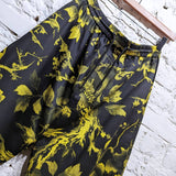 ALEXANDER MCQUEEN 
MCQ YELLOW/BLACK 3/4 TROUSERS