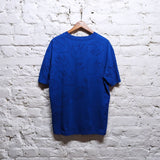 ALEXANDER MCQUEEN 
MCQ BLUE SWALLOWS T SHIRT