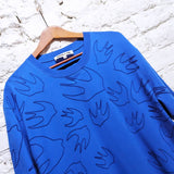 ALEXANDER MCQUEEN 
MCQ BLUE SWALLOWS T SHIRT