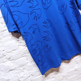 ALEXANDER MCQUEEN 
MCQ BLUE SWALLOWS T SHIRT