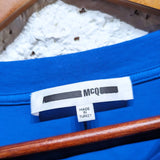 ALEXANDER MCQUEEN 
MCQ BLUE SWALLOWS T SHIRT