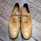 ALEXANDER MCQUEEN 
TAN SHOES