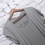 HELMUT LANG
PALE GREY RIBBED TOP