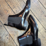 PAUL SMITH 
BLACK CHELSEA BOOTS