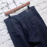 NICOLE FAHRI
NAVY LINEN JEANS