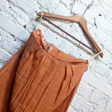 MARNI 
ORANGE CRUSH LINEN SKIRT