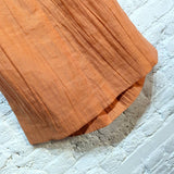 MARNI 
ORANGE CRUSH LINEN SKIRT