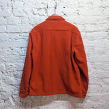 PERCIVAL
ORANGE FLEECE UTILITY SHIRT JACKET